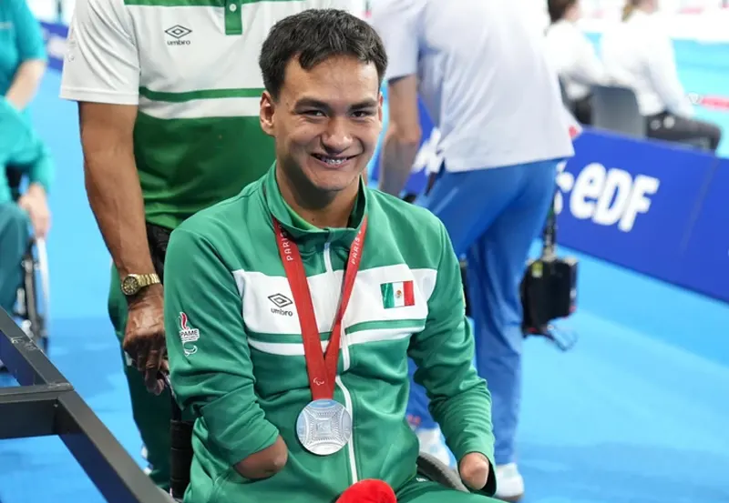 Ángel Camacho lo volvió a hacer y se subió a su tercer podio en los Juegos Paralímpicos París 2024